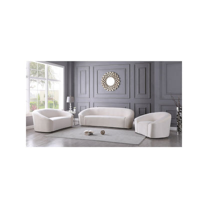 Riley Cream Velvet Chair