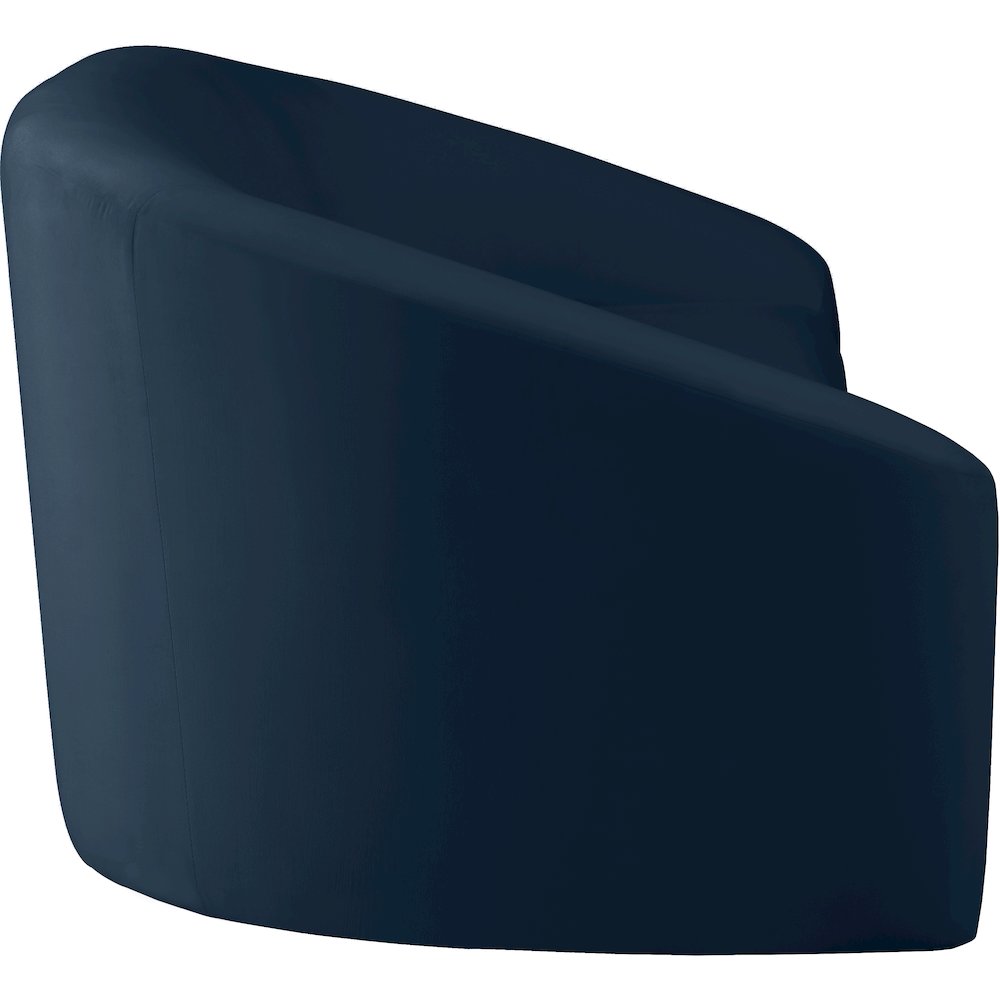 Riley Navy Velvet Loveseat