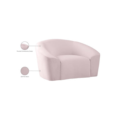 Riley Pink Velvet Chair