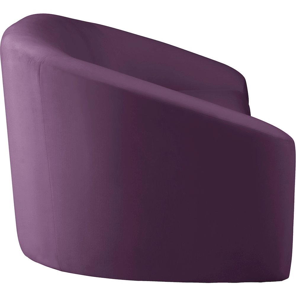 Riley Purple Velvet Loveseat
