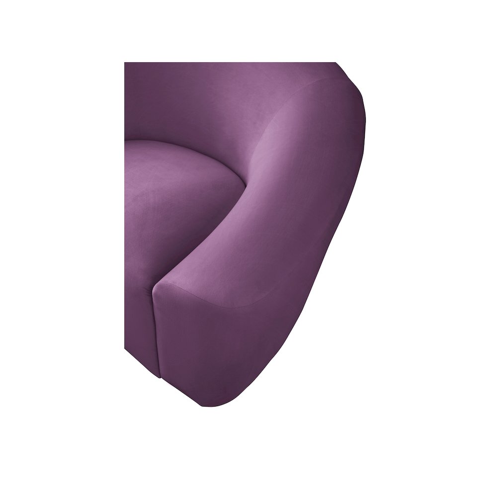 Riley Purple Velvet Sofa