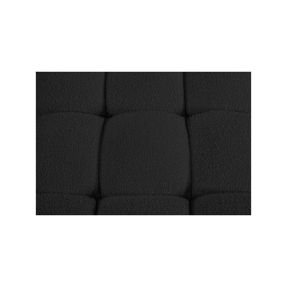 Ames Black Boucle Fabric Modular Sofa