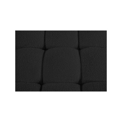 Ames Black Boucle Fabric Modular Sectional