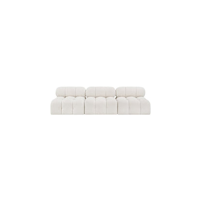 Ames Cream Boucle Fabric Modular Sofa