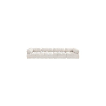 Ames Cream Boucle Fabric Modular Sofa