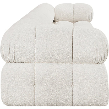 Ames Cream Boucle Fabric Modular Sofa