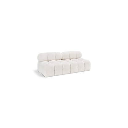 Ames Cream Boucle Fabric Modular Sofa
