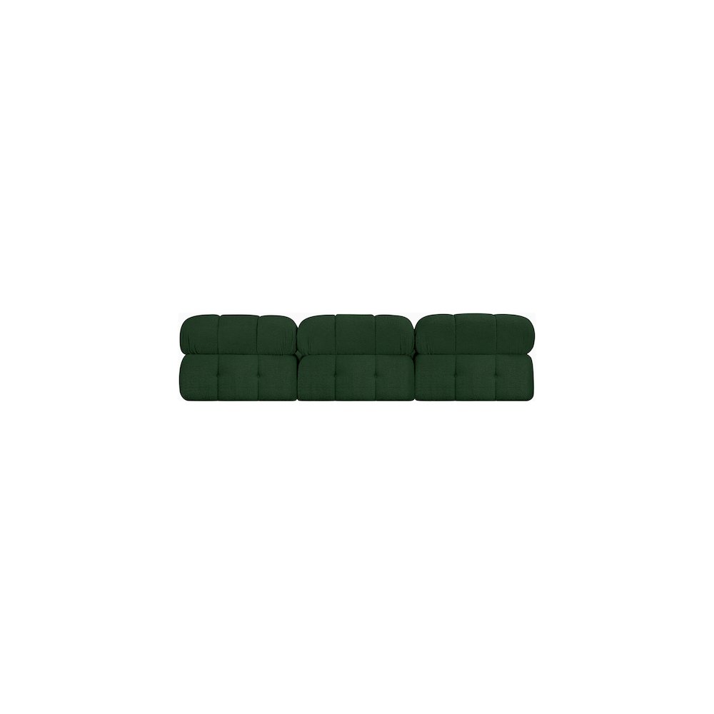 Ames Green Boucle Fabric Modular Sofa
