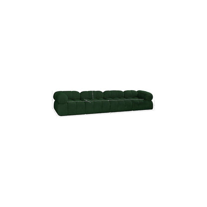 Ames Green Boucle Fabric Modular Sofa