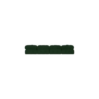 Ames Green Boucle Fabric Modular Sofa