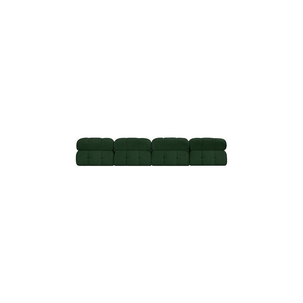 Ames Green Boucle Fabric Modular Sofa