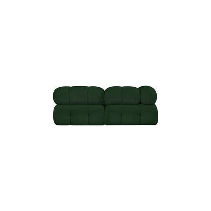 Ames Green Boucle Fabric Modular Sofa