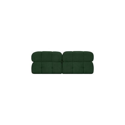 Ames Green Boucle Fabric Modular Sofa