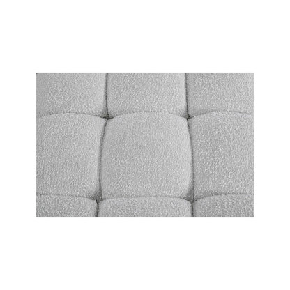 Ames Grey Boucle Fabric Armless
