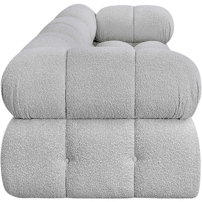 Ames Grey Boucle Fabric Modular Sofa