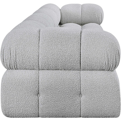 Ames Grey Boucle Fabric Modular Sofa