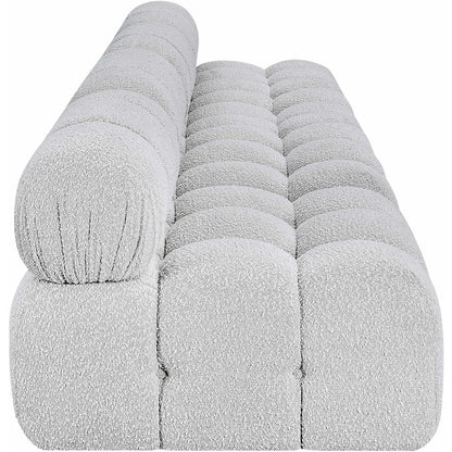 Ames Grey Boucle Fabric Modular Sofa