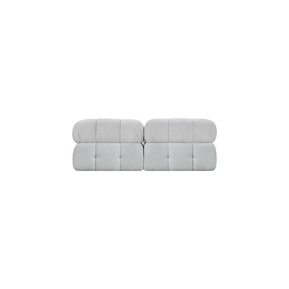 Ames Grey Boucle Fabric Modular Sofa