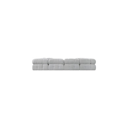 Ames Grey Boucle Fabric Modular Sectional