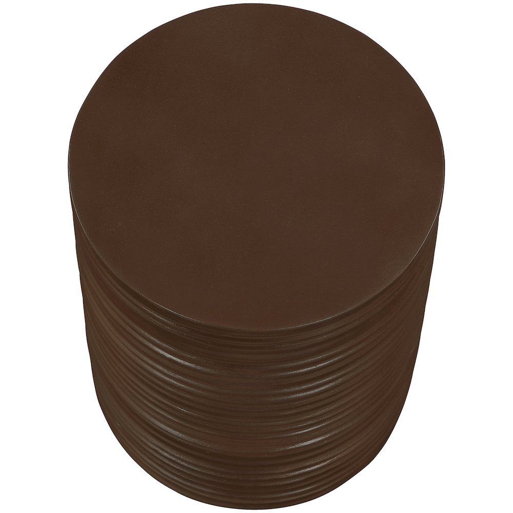 Nobi Brown Concrete Indoor/Outdoor End Table