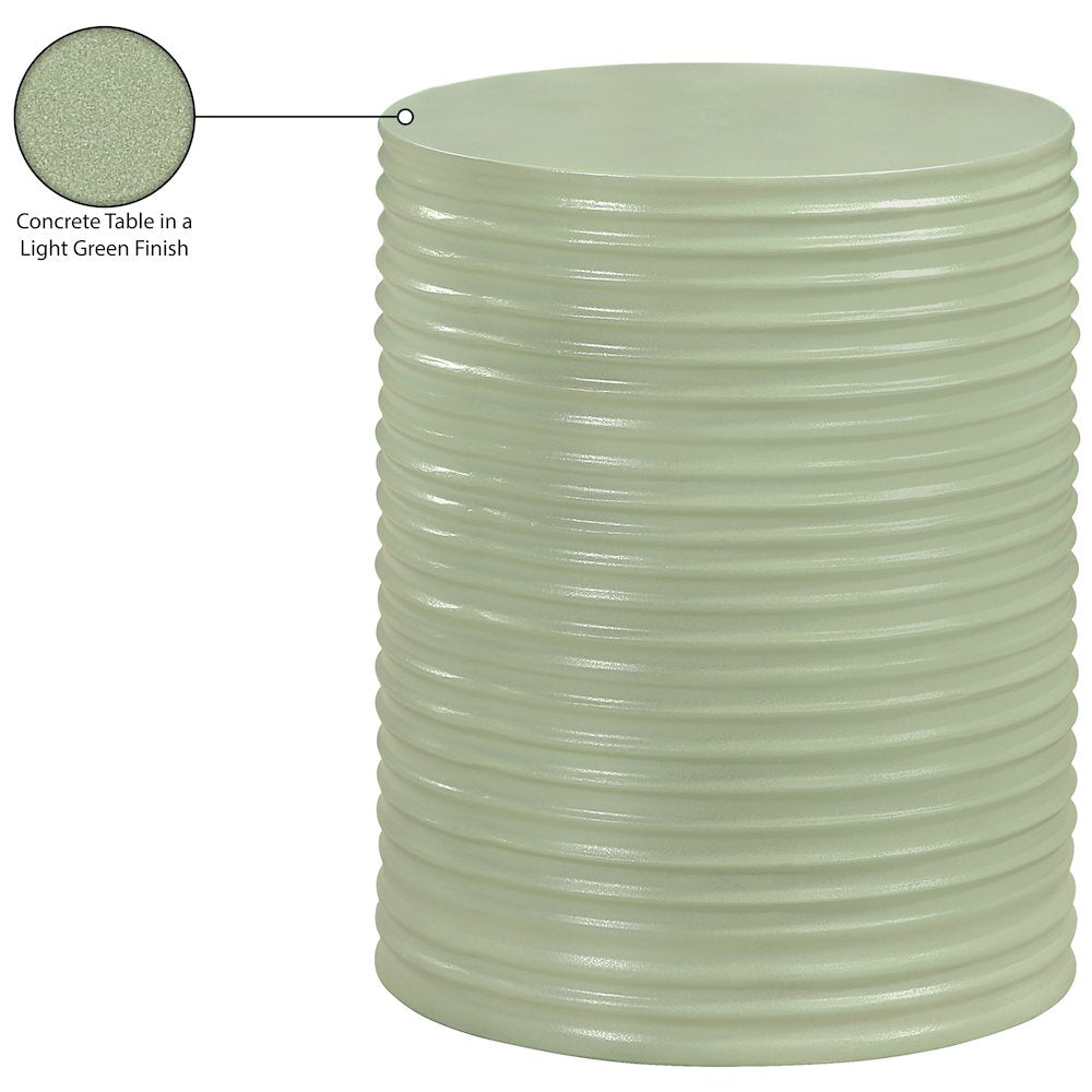 Nobi Green Concrete Indoor/Outdoor End Table