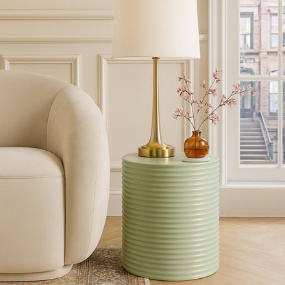 Nobi Green Concrete Indoor/Outdoor End Table