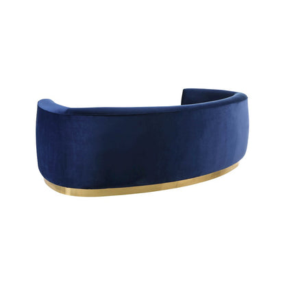 Julian Navy Velvet Sofa