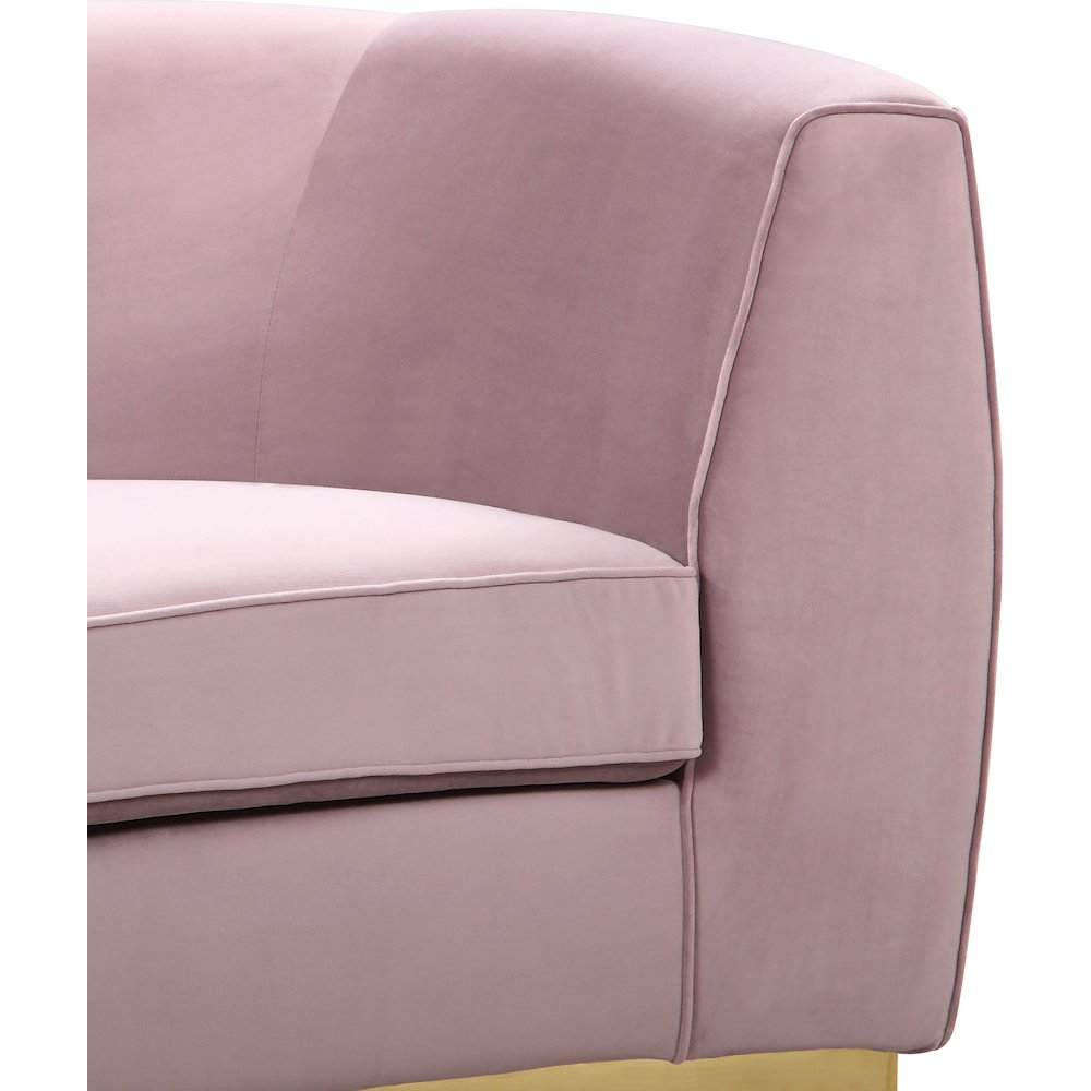 Julian Pink Velvet Sofa