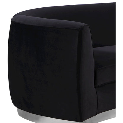 Julian Black Velvet Chair