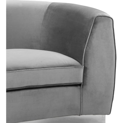 Julian Grey Velvet Chair