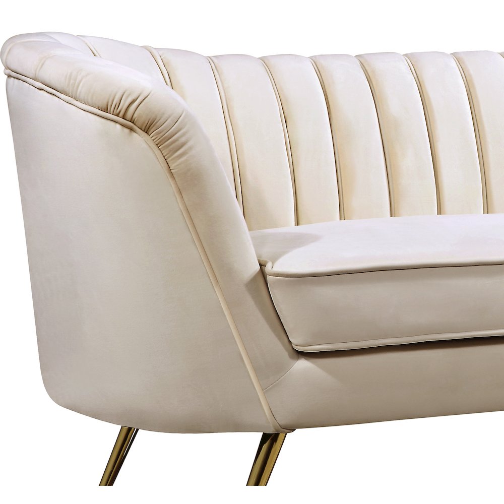 Margo Cream Velvet Chair
