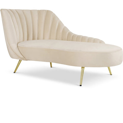 Margo Cream Velvet Chaise