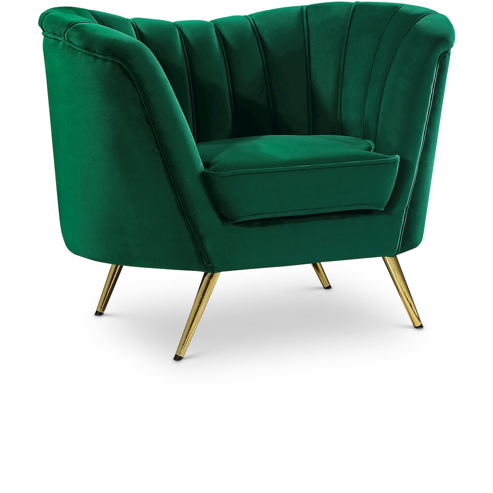 Margo Green Velvet Chair