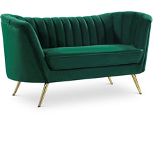 Margo Green Velvet Loveseat