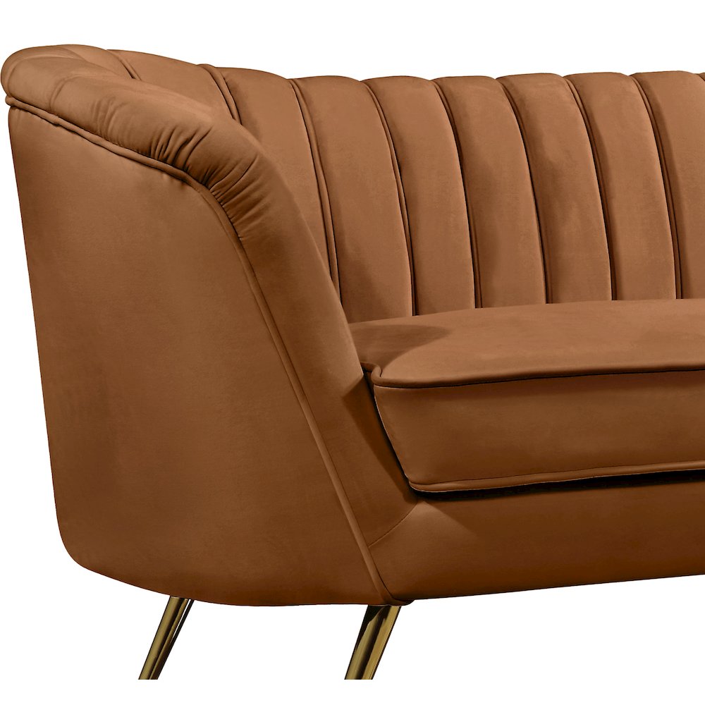 Margo Saddle Velvet Chair