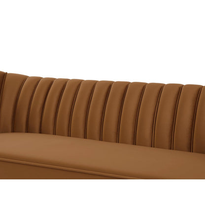 Margo Saddle Velvet Sofa