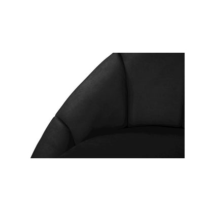 Shelly Black Velvet Sofa