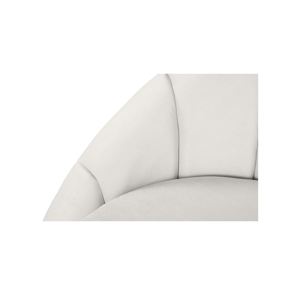 Shelly Cream Velvet Chair