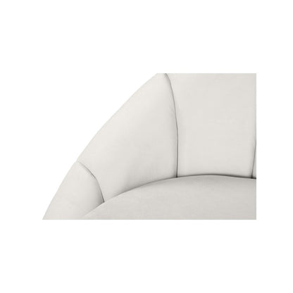Shelly Cream Velvet Chair