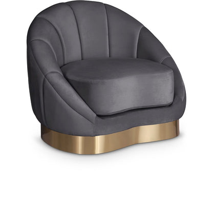 Shelly Grey Velvet Chair