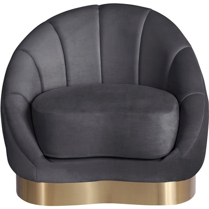 Shelly Grey Velvet Chair
