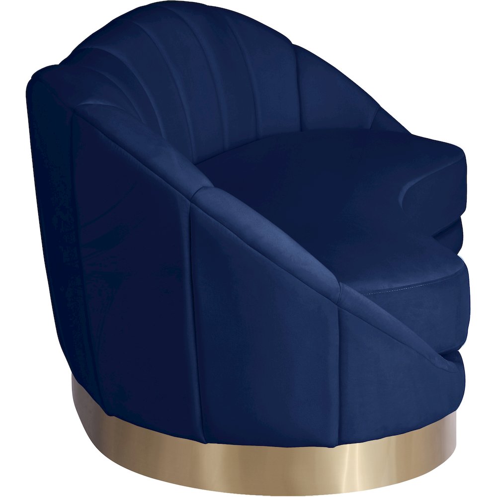 Shelly Navy Velvet Sofa
