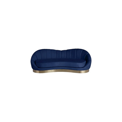 Shelly Navy Velvet Sofa