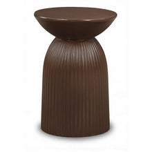 Opani Brown Concrete Indoor/Outdoor End Table