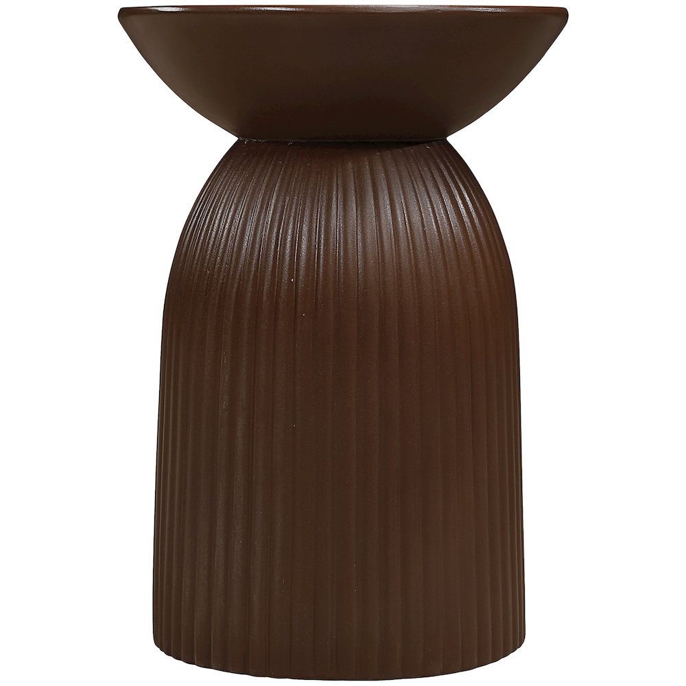 Opani Brown Concrete Indoor/Outdoor End Table