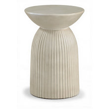 Opani Beige Concrete Indoor/Outdoor End Table