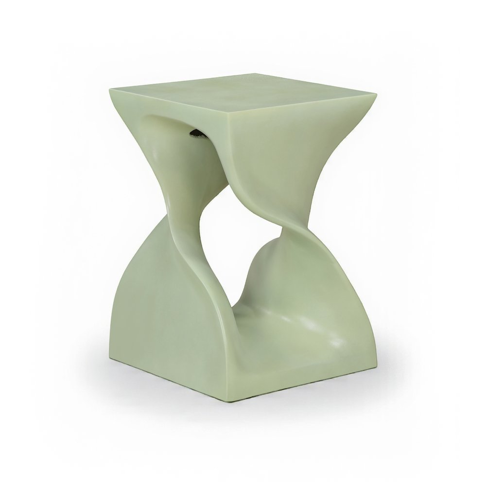 Jula Green Concrete Indoor/Outdoor End Table