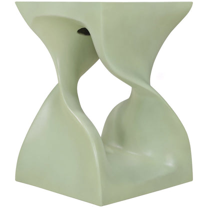 Jula Green Concrete Indoor/Outdoor End Table