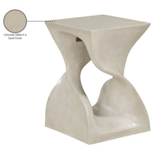 Jula Beige Concrete Indoor/Outdoor End Table