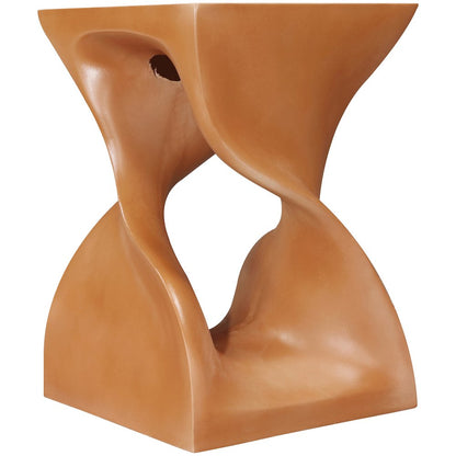 Jula Terracotta Concrete Indoor/Outdoor End Table